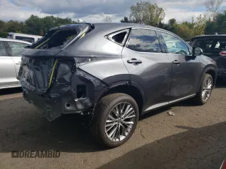 2023 Lexus NX 350h Luxury with VIN 2T2HKCEZ0PC014367, listed as a Copart auction lot 72261014 with Not Provided miles and Salvage Title. Bid and sale history available at DreamBid. Image 3.