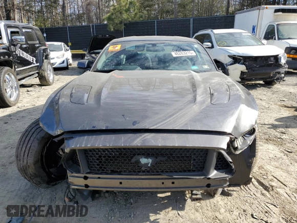 2017 Ford Mustang GT with VIN 1FA6P8CF8H5339467, listed as a Copart auction lot 46283215 with 54,239 mi miles and Salvage Title. Bid and sale history available at carsss.com. Image 5.