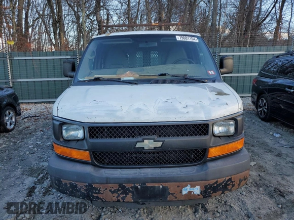 2010 Chevrolet Express Cargo with VIN 1GCZGFBA9A1128647, listed as a Copart auction lot 79081104 with 267,604 mi miles and Clean title. Bid and sale history available at DreamBid. Image 5.