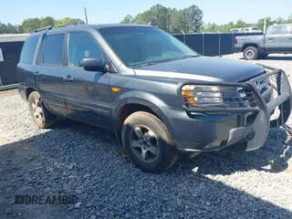 2006 Honda Pilot EX-L with VIN 2HKYF187X6H557468, listed as a IAAI auction lot 42017101 with 213,425 mi miles and . Bid and sale history available at carsss.com. Image 1.