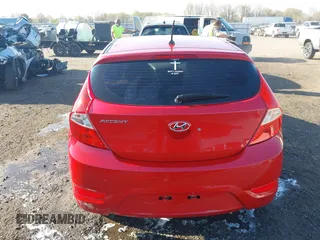 2015 Hyundai Accent GS with VIN KMHCT5AE9FU198103, listed as a IAAI auction lot 41876046 with 84,485 mi miles. Bid and sale history available at carsss.com. Image 16.