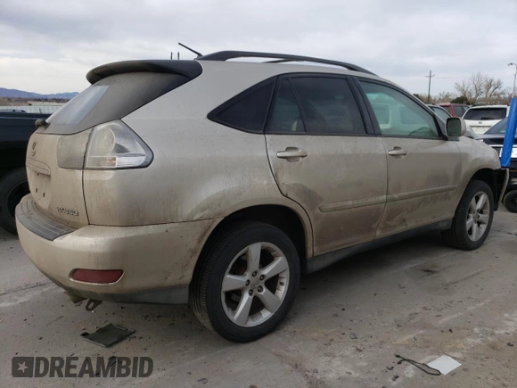2007 Lexus RX 350 with VIN 2T2HK31U17C028286, listed as a Copart auction lot 48619735 with 167,258 mi miles and Salvage Title. Bid and sale history available at carsss.com. Image 3.