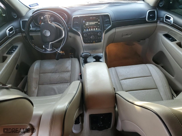 2014 Jeep Grand Cherokee Overland with VIN 1C4RJFCT7EC536222, listed as a Copart auction lot 54388805 with 101,345 mi miles and Clean Title. Bid and sale history available at carsss.com. Image 8.