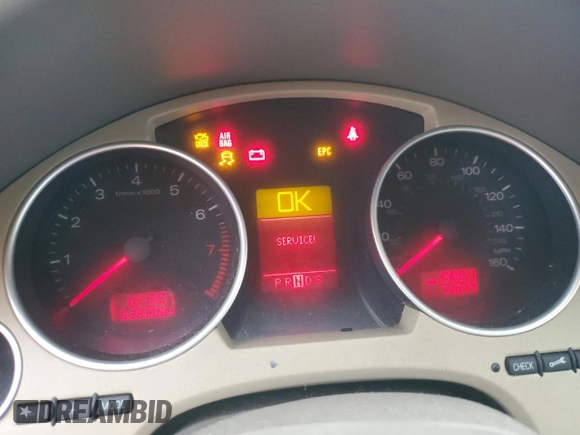 2005 Audi A4 1.8T с VIN WAUAC48H15K016424, выставлен на аукционе Copart как лот 74792574 с пробегом 74 077 миль миль и Списание • Salvage title. История ставок и продаж доступна на DreamBid. Изображение 9.