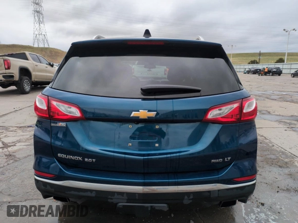 2020 Chevrolet Equinox LT z VIN 2GNAXVEX6L6153438, wystawiony jako Copart lot #52801875 z przebiegiem 96 183 mil mil oraz Szkoda całkowita • Salvage title. Historia ofert i sprzedaży dostępna na DreamBid. Obrazek 6.
