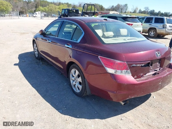 2009 Honda Accord Sdn EX-L with VIN 1HGCP36869A032287, listed as a IAAI auction lot 41875270 with 273,083 mi miles. Bid and sale history available at carsss.com. Image 3.