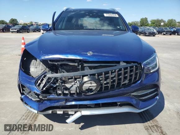 2020 Mercedes-Benz GLC with VIN WDC0G6EB7LF727642, listed as a Copart auction lot 73392554 with 31,585 mi miles and Salvage Title. Bid and sale history available at carsss.com. Image 5.
