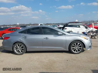 2016 Hyundai Azera with VIN KMHFG4JG6GA509647, listed as a IAAI auction lot 41528752 with 106,168 mi miles. Bid and sale history available at carsss.com. Image 13.