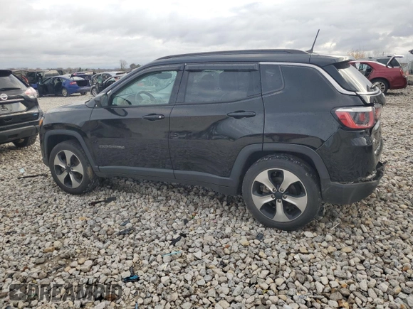 2018 Jeep Compass Latitude z VIN 3C4NJDBB9JT232917, wystawiony jako Copart lot #79050354 z przebiegiem 79 885 mil mil oraz Czysty tytuł • Clean title. Historia ofert i sprzedaży dostępna na DreamBid. Obrazek 2.