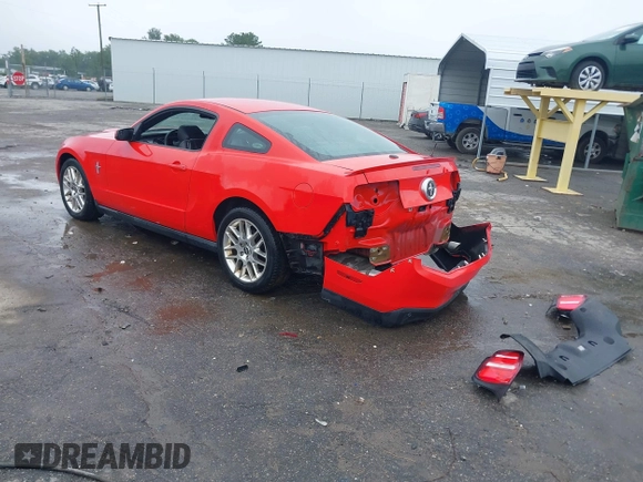 2012 Ford Mustang Premium with VIN 1ZVBP8AM7C5252191, listed as a IAAI auction lot 42498076 with 180,727 mi miles and . Bid and sale history available at DreamBid. Image 3.