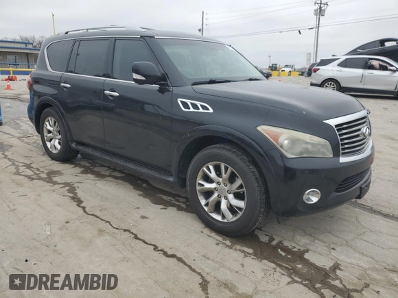 2012 Infiniti QX56 8-passenger z VIN JN8AZ2NC6C9316225, wystawiony jako Copart lot #42955725 z przebiegiem 204 534 mil mil oraz Szkoda całkowita • Salvage title. Historia ofert i sprzedaży dostępna na DreamBid. Obrazek 4.