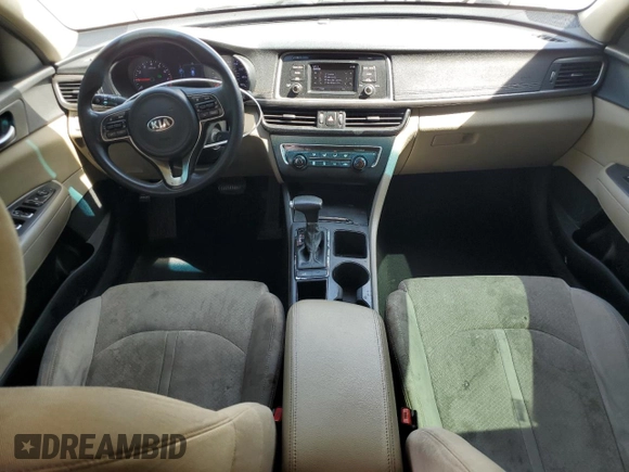 2016 Kia Optima LX z VIN KNAGT4L3XG5095261, wystawiony jako Copart lot #54756295 z przebiegiem 163 125 mil mil oraz Szkoda całkowita • Salvage title. Historia ofert i sprzedaży dostępna na DreamBid. Obrazek 8.