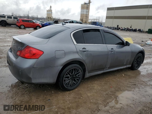 2012 Infiniti G37 x with VIN JN1CV6AR4CM676689, listed as a Copart auction lot 47630275 with Not Provided miles and Salvage Title. Bid and sale history available at DreamBid. Image 3.