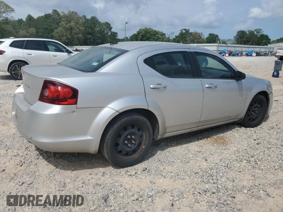 2012 Dodge Avenger SE with VIN 1C3CDZAB2CN102238, listed as a Copart auction lot 54088775 with 167,512 mi miles and Clean Title. Bid and sale history available at carsss.com. Image 3.