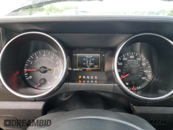 2021 Ford Mustang EcoBoost with VIN 1FA6P8THXM5112258, listed as a Copart auction lot 57501095 with 83,309 mi miles and Salvage title. Bid and sale history available at DreamBid. Image 9.