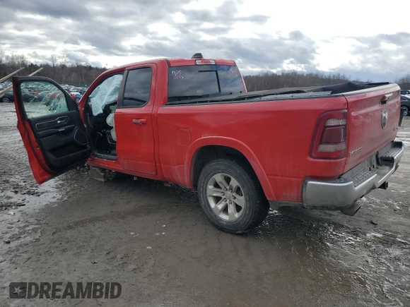 2019 Ram 1500 Laramie with VIN 1C6SRFDT2KN806618, listed as a Copart auction lot 86817314 with 0 mi miles and Salvage Title. Bid and sale history available at carsss.com. Image 2.