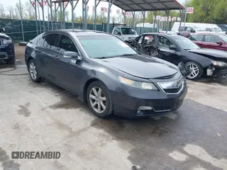 2012 Acura TL Tech Auto with VIN 19UUA8F53CA022428, listed as a IAAI auction lot 42002344 with 237,441 mi miles. Bid and sale history available at carsss.com. Image 1.