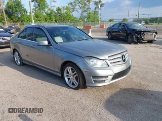 2013 Mercedes-Benz C C 250 Sport with VIN WDDGF4HB5DR301509, listed as a IAAI auction lot 42216332 with 95,426 mi miles. Bid and sale history available at carsss.com. Image 1.
