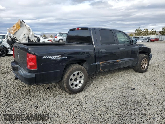 2006 Dodge Dakota SLT with VIN 1D7HW48NX6S665497, listed as a Copart auction lot 47468295 with 215,427 mi miles and Salvage Title. Bid and sale history available at carsss.com. Image 3.