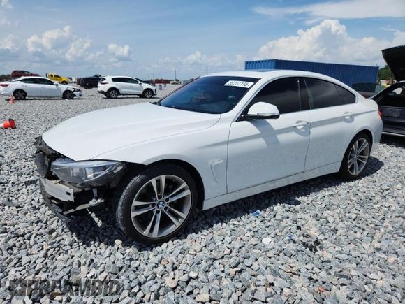2019 BMW 4 Series 430i z VIN WBA4J1C53KBM17256, wystawiony jako Copart lot #58202195 z przebiegiem 69 442 mil mil oraz Szkoda całkowita • Salvage title. Historia ofert i sprzedaży dostępna na DreamBid. Obrazek 1.