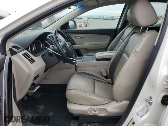 2012 Mazda CX-9 Touring with VIN JM3TB3CV3C0336043, listed as a Copart auction lot 59914335 with 106,595 mi miles and Salvage title. Bid and sale history available at DreamBid. Image 7.