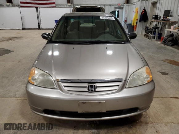 2003 Honda Civic LX with VIN JHMES16513S003795, listed as a Copart auction lot 50469165 with 189,331 mi miles and Clean Title. Bid and sale history available at carsss.com. Image 5.