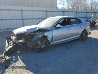 2018 Audi S4 Prestige with VIN WAUC4AF41JA001359, listed as a Copart auction lot 50052295 with 72,003 mi miles and Salvage Title. Bid and sale history available at carsss.com. Image 1.