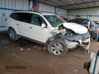 2015 Chevrolet Traverse LT with VIN 1GNKVGKD7FJ133691, listed as a Copart auction lot 57841595 with 180,307 mi miles and Salvage title. Bid and sale history available at DreamBid. Image 4.