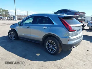2025 Cadillac XT4 AWD Premium Luxury with VIN 1GYFZDR48SF138618, listed as a IAAI auction lot 41889219 with 7,823 mi miles and . Bid and sale history available at DreamBid. Image 3.