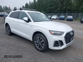 2022 Audi Q5 S line Premium Plus z VIN WA1EAAFY9N2112369, wystawiony jako IAAI lot #42443578 z przebiegiem 58 303 mil mil oraz . Historia ofert i sprzedaży dostępna na DreamBid. Obrazek 1.