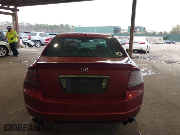 2008 Acura TL Type-S with VIN 19UUA76568A006368, listed as a IAAI auction lot 42026607 with 242,152 mi miles. Bid and sale history available at carsss.com. Image 16.