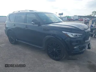 2019 Infiniti QX80 Limited z VIN JN8AZ2NE8K9236926, wystawiony jako IAAI lot #42024209 z przebiegiem 77 349 mil mil oraz . Historia ofert i sprzedaży dostępna na DreamBid. Obrazek 1.