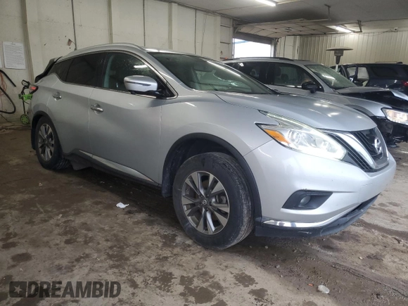 2016 Nissan Murano S z VIN 5N1AZ2MH6GN112560, wystawiony jako Copart lot #72698994 z przebiegiem 81 950 mil mil oraz Szkoda całkowita • Salvage title. Historia ofert i sprzedaży dostępna na DreamBid. Obrazek 4.