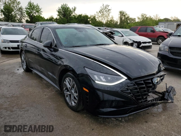 2020 Hyundai Sonata SEL z VIN 5NPEL4JA1LH040798, wystawiony jako Copart lot #53691654 z przebiegiem 58 781 mil mil oraz Szkoda całkowita • Salvage title. Historia ofert i sprzedaży dostępna na DreamBid. Obrazek 4.
