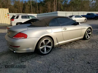 2008 BMW 6 Series 650i with VIN WBAEB53568CX62292, listed as a Copart auction lot 74968684 with 129,548 mi miles and Non Repairable. Bid and sale history available at carsss.com. Image 3.
