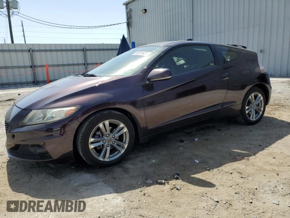 2013 Honda CR-Z with VIN JHMZF1D44DS003629, listed as a Copart auction lot 56819425 with 81,262 mi miles and Salvage title. Bid and sale history available at DreamBid. Image 1.
