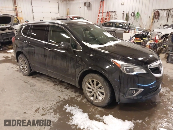 2019 Buick Envision Essence with VIN LRBFX2SA5KD042858, listed as a IAAI auction lot 41578001 with 32,524 mi miles and . Bid and sale history available at carsss.com. Image 1.