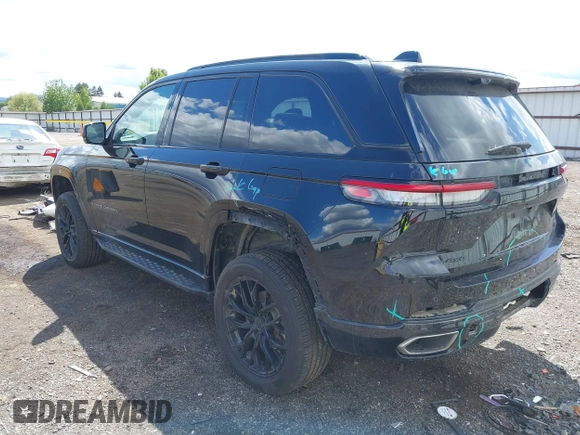 2023 Jeep Grand Cherokee Overland with VIN 1C4RJHDG2PC526889, listed as a IAAI auction lot 42247177 with 71,390 mi miles and . Bid and sale history available at DreamBid. Image 3.