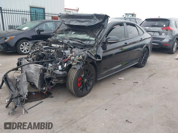 2025 Volkswagen Jetta GLI Autobahn with VIN 3VW2T7BU4SM028146, listed as a IAAI auction lot 41877102 with 18,254 mi miles and . Bid and sale history available at DreamBid. Image 19.