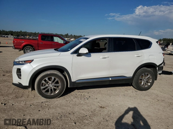 2019 Hyundai Santa Fe SE with VIN 5NMS23AD8KH109136, listed as a Copart auction lot 36473483 with 59,690 mi miles and . Bid and sale history available at DreamBid. Image 1.