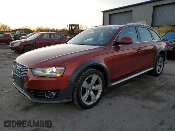 2014 Audi allroad Premium Plus with VIN WA1UFAFLXEA133965, listed as a Copart auction lot 85428384 with 143,511 mi miles and Salvage Title. Bid and sale history available at carsss.com. Image 1.
