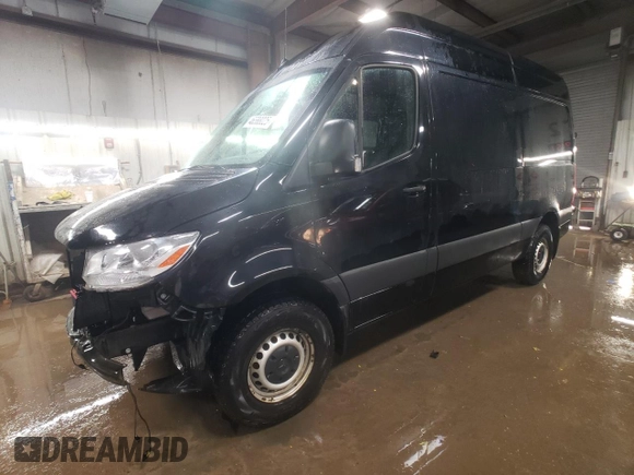 2021 Mercedes-Benz Sprinter with VIN W1Y4DBHY5MT050114, listed as a Copart auction lot 46588025 with 26,080 mi miles and Salvage Title. Bid and sale history available at DreamBid. Image 1.