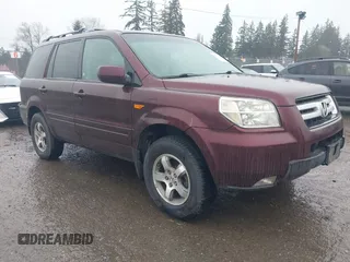 2007 Honda Pilot EX-L with VIN 2HKYF18787H534837, listed as a IAAI auction lot 41861438 with 199,355 mi miles and . Bid and sale history available at DreamBid. Image 1.
