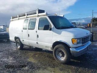 1992 Ford Econoline Cargo with VIN 1FTHS24H5NHB42507, listed as a IAAI auction lot 41512347 with 373,987 mi miles and . Bid and sale history available at DreamBid. Image 1.