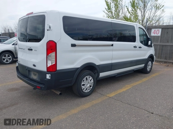 2023 Ford Transit Passenger XL with VIN 1FBAX2YG3PKA63237, listed as a IAAI auction lot 41996063 with 58,429 mi miles and . Bid and sale history available at DreamBid. Image 4.