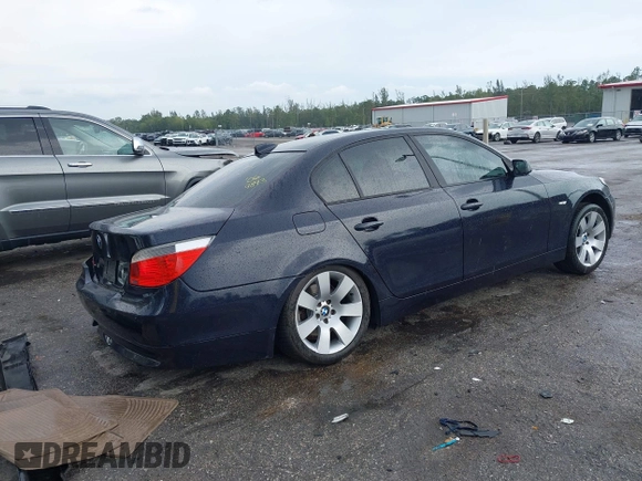 2006 BMW 5 Series 530i with VIN WBANE73566CM39893, listed as a IAAI auction lot 41882010 with 165,959 mi miles and . Bid and sale history available at carsss.com. Image 4.