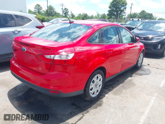 2012 Ford Focus SE with VIN 1FAHP3F23CL270390, listed as a IAAI auction lot 42541829 with 179,787 mi miles and . Bid and sale history available at DreamBid. Image 4.