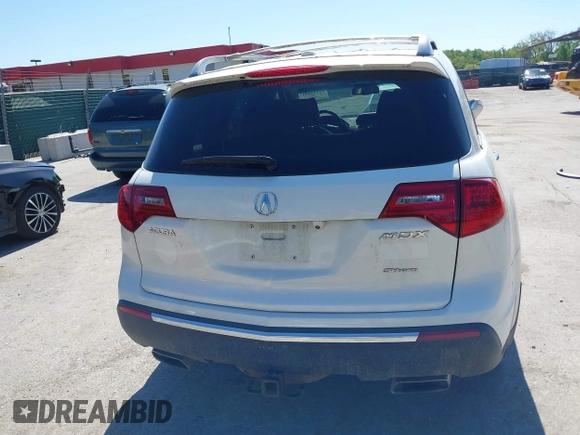 2012 Acura MDX Tech Pkg with VIN 2HNYD2H38CH510771, listed as a IAAI auction lot 42144141 with 167,376 mi miles. Bid and sale history available at carsss.com. Image 16.