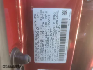 2020 Honda CR-V EX with VIN 2HKRW2H54LH625932, listed as a Copart auction lot 49614645 with 67,185 mi miles and Salvage Title. Bid and sale history available at carsss.com. Image 14.