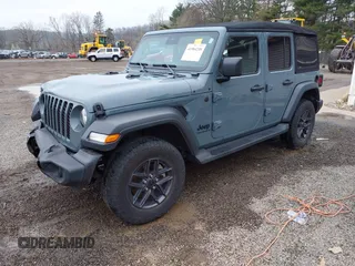 2024 Jeep Wrangler Sport S with VIN 1C4PJXDN3RW124591, listed as a IAAI auction lot 41984208 with 30,271 mi miles and . Bid and sale history available at DreamBid. Image 19.